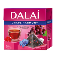 Чай черный «DALAI» виноград-лепестки василька - Мир Продуктов №3