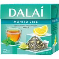 Чай зеленый «DALAI» лемонграсс-мята - Мир Продуктов №4
