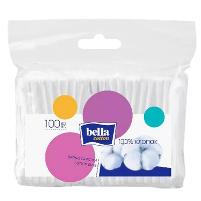 Ватные палочки «bella» 100шт