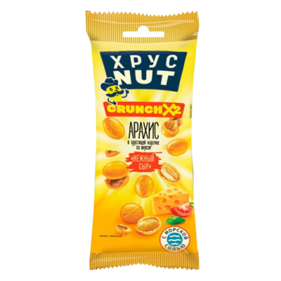 Арахис в хрустящей корочке «ХрусNUT» Нежный сыр