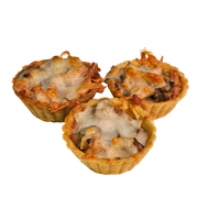 Тарталетки с беконом и грибами - Мир Продуктов №3
