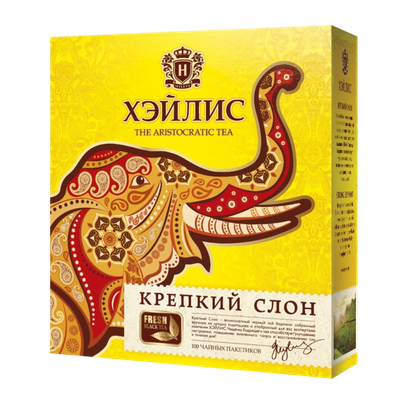 Чай «Хэйлис крепкий слон» черный пакетированый
