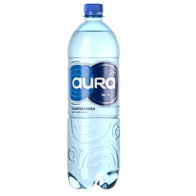 Вода питьевая «Aura» газированная