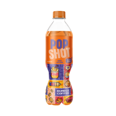 Напиток газированный «POP SHOT» бамбл-кофе