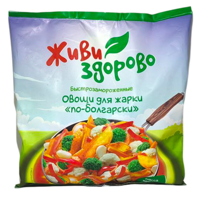 Овощи для жарки «По-болгарски» быстрозамороженные