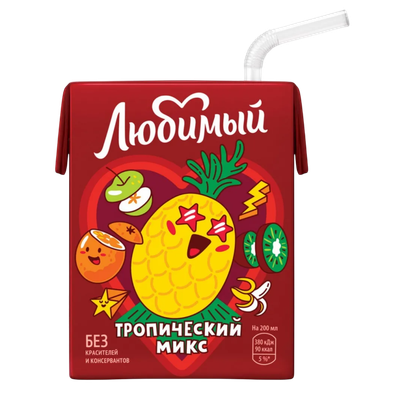 Напиток сокосодержащий «Любимый» тропический микс
