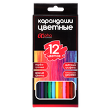 Карандаши цветные «Альфа» 12 цветов