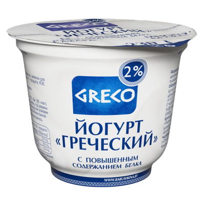 Йогурт «Греческий» 2% без сахара