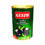 Оливки черные «GUSTO» без косточки