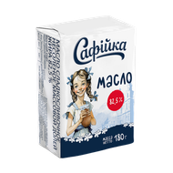 Масло сладкосливочное «Сафiйка» несоленое 82,5% - Мир Продуктов №4