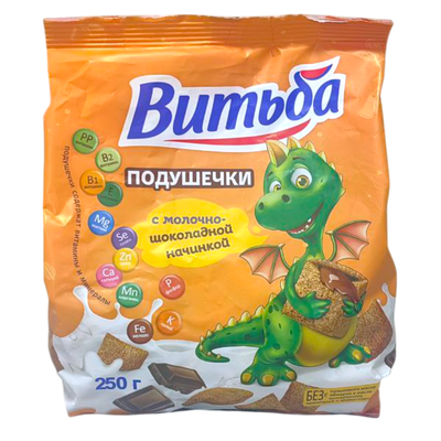 Подушечки «Витьба» с молочно-шоколадной начинкой