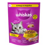 Корм для взрослых кошек «Whiskas» с курицей и индейкой