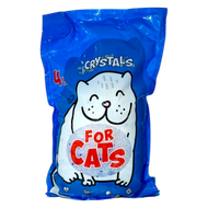 Наполнитель силикагелевый «For cats» кристаллы 4 л - Зооточка