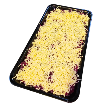 Салат из свеклы с сыром и чесноком 