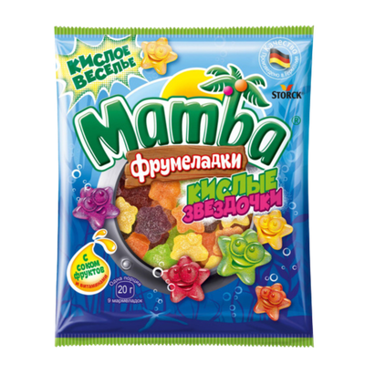 Мармелад «Mamba» кислые звездочки