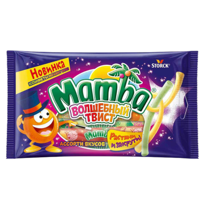 Конфеты жевательные «Mamba волшебный твист» ассорти вкусов