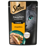 Корм для кошек «Sheba» паштет индейка в желе