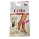Носки женские «Conte Solo 20» 23-25 BRONZ