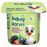 Йогурт «Беллакт» 3% черника-земляника-ежевика