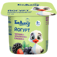 Йогурт «Беллакт» 3% черника-земляника-ежевика - Мир Продуктов №3
