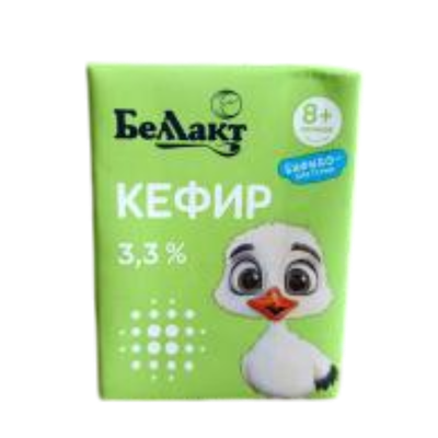 Кефир с бифидобактериями «Беллакт» 3,3% с 8 месяцев