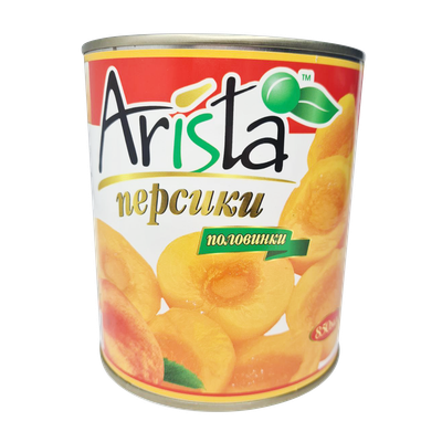 Персики консервированные «Arista» половинки