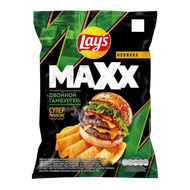 Чипсы «Lay's maXx» двойной гамбургер - Мир Продуктов №4