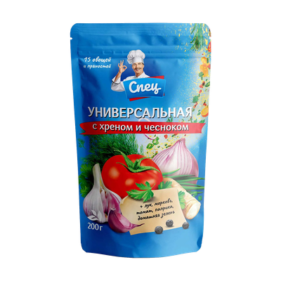 Приправа «Спец Универсальная» с хреном и чесноком 