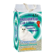Наполнитель для лотка «Pussy-cat» океанический - Зооточка