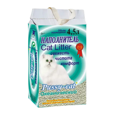 Наполнитель для лотка «Pussy-cat» океанический