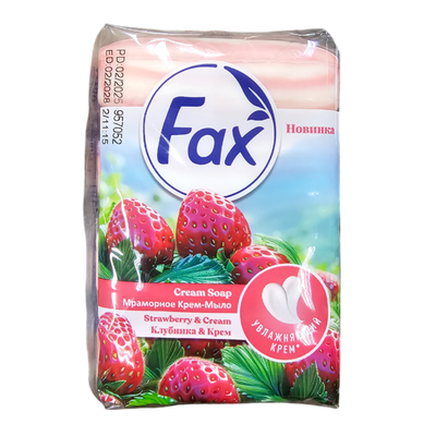 Крем-мыло туалетное «Fax» клубника-крем