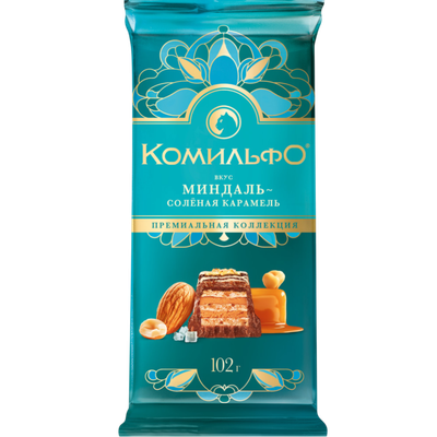 Шоколад «Комильфо» миндаль-соленая карамель