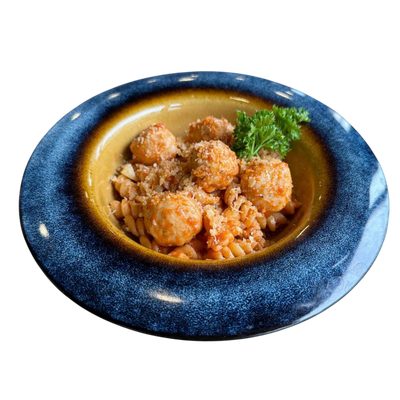 Паста с мясными фрикадельками
