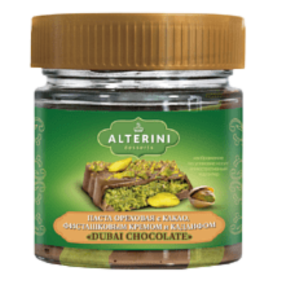 Паста ореховая «ALTERINI» dubai chocolate
