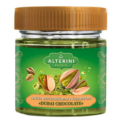 Паста фисташковая «ALTERINI» dubai chocolate