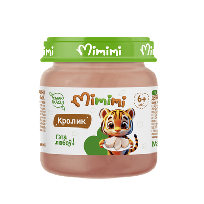 Пюре «Mimimi» из мяса кролика
