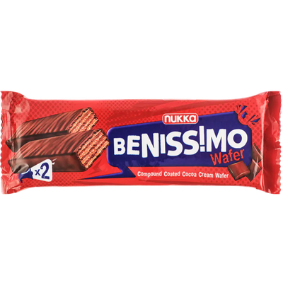 Батончик вафельный «nukka Beniss!mo» шоколад