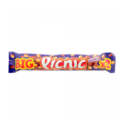 Батончик «Big Picnic» с арахисом и изюмом в молочном шоколаде