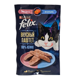 Корм для кошек «Felix» паштет со вкусом лосося и форели