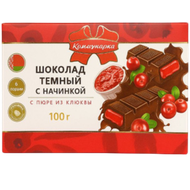 Шоколад темный «Коммунарка» пюре из клюквы - Мир Продуктов №4