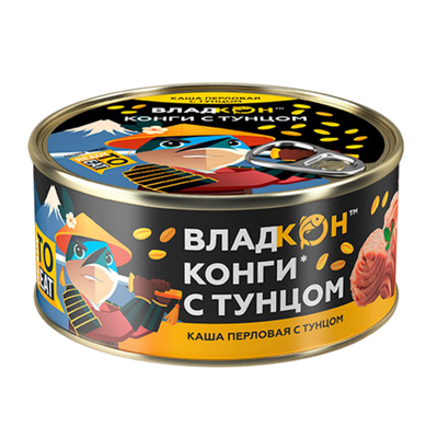 Каша перловая «Владкон конги» с тунцом