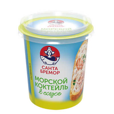 Паста с морепродуктами «морской коклейль в соусе»