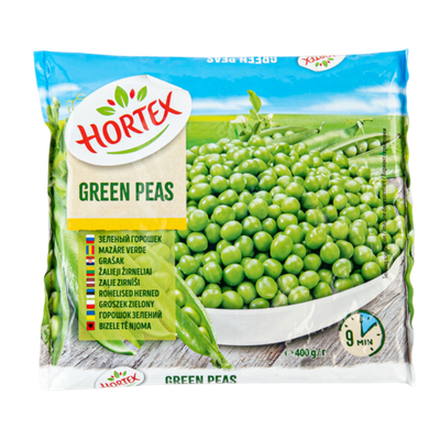 Зеленый горошек «Hortex» быстрозамороженный