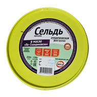 Сельдь атлантическая филе-кусочки «По-Скандинавски» в масле - Мир Продуктов №3