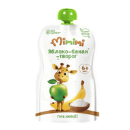 Пюре «Mimimi» яблоко-банан-творог с 6 месяцев - Мир Продуктов №3