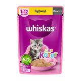 Корм для котят «Whiskas» паштет с курицей