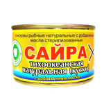 Консервы рыбные «Сайра» натуральная» куски 