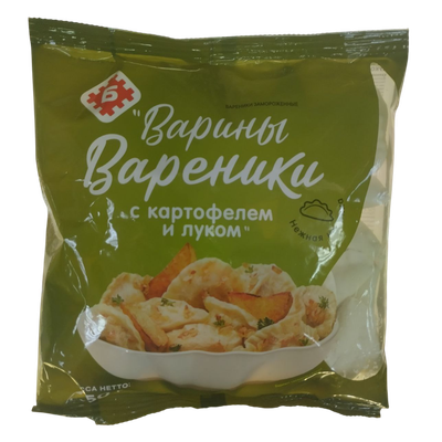 Вареники «Варварины вареники» с картофелем и луком