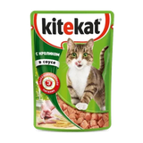 Корм для взрослых кошек «Kitekat» кролик в соусе
