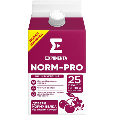 Напиток кисломолочный «Exponenta NORM-PRO» вишня-черешня